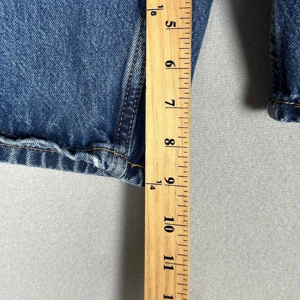 Levis 405 Shorts Mens 40X10 Blue Standard Fit Denim 5-Pocket Red Tab Flat Front